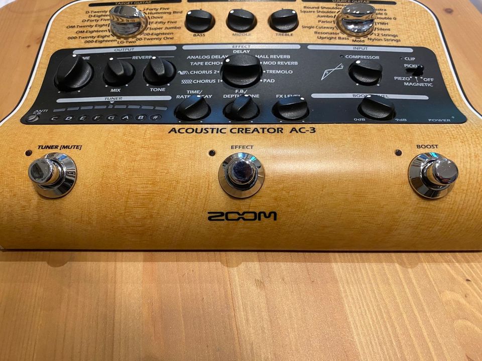 Akustik Gitarren Effektgerät - Zoom Accoustic Creator AC-3 in Königswinter