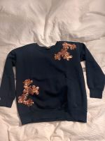 Sweatshirt Amy Vermont Marineblau Pailletten Bronze 40 Baden-Württemberg - Wendlingen am Neckar Vorschau