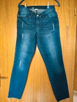 Bodyflirt Bonprix Destroyed Stretch Skinny Jeans 38 neuwertig Nordrhein-Westfalen - Verl Vorschau