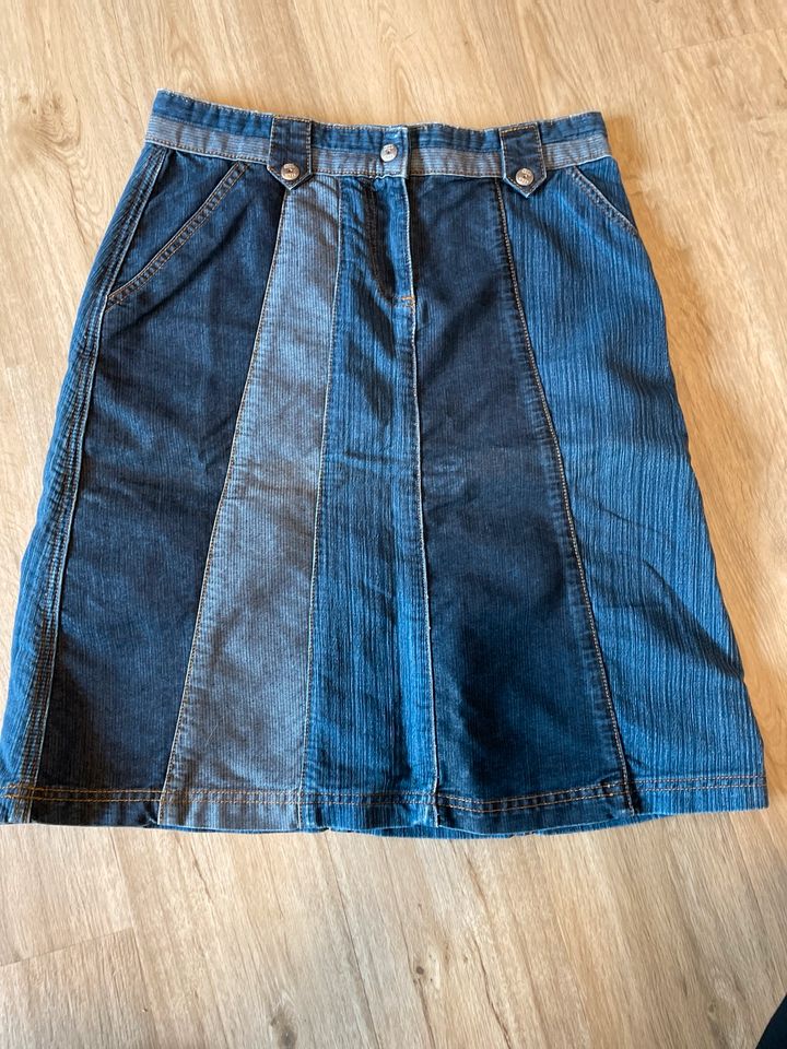 Damen Jeans Rock Größe 30 neu blau streifen von Cecil 38/40 in Großenkneten