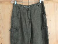 Hess Natur 7/8 Leinen-Hose Cargo-Stil Khaki Gr. S München - Sendling Vorschau