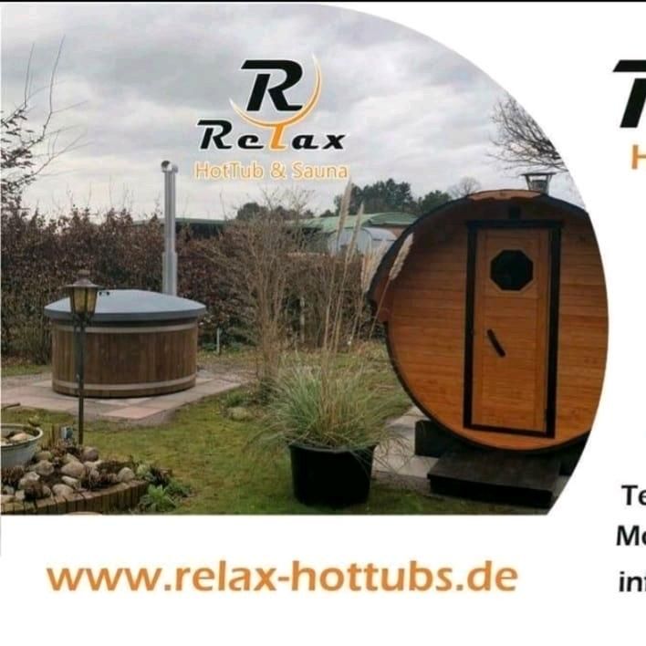 Sauna nach Maß GARTENSAUNA Fass-Sauna AUßENSAUNA Saunafass Garten in Grönheim