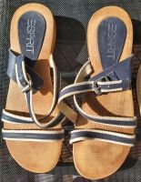 ESPRIT Damen Sandale Clogs Holz  blau Gr 39 Berlin - Spandau Vorschau