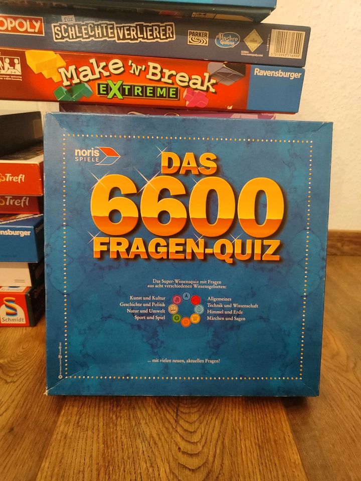 Das 6600 fragen Quiz Wissensquiz gesellschaftsspiel Game karten in Langenhagen