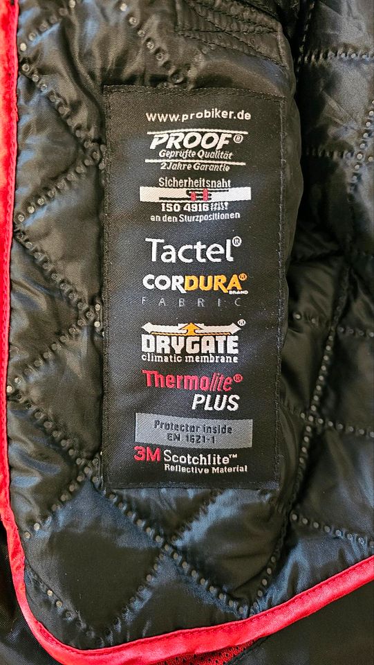 Neuwertige Textil - Motorradjacke, Gr. 42 in Neuwied