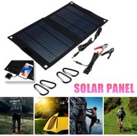 150W Solarpanel Solarmodul Akku Powerbank USB Ladegerät Camping Hessen - Bebra Vorschau