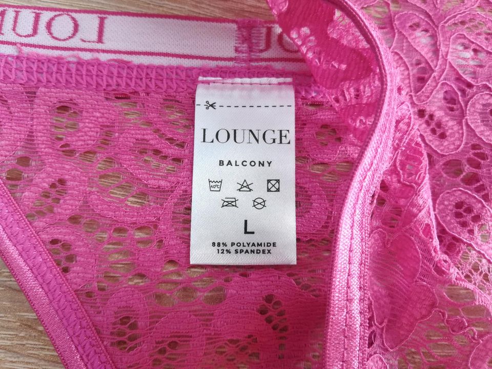 Lounge Underwear Set Balcony, pink, Gr. L / 85dd in Hamm