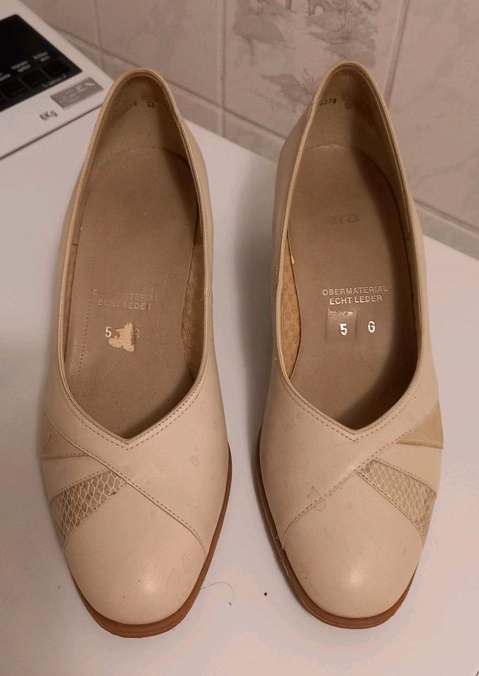 Damenschuhe, Pumps, ara, Größe 5 G, 38,  Obermaterial Leder, in Berlin