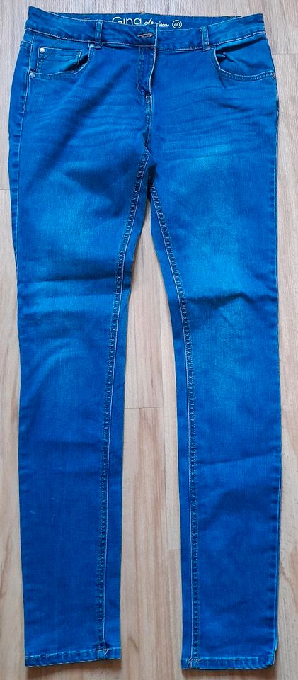 Jeans Stretch,Gina,Denim blau,Gr.40 in Lippstadt