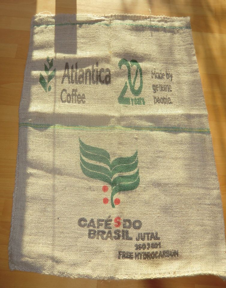Kaffee Sack REHM &CO Atlantica Coffee Cafe do Brazil in Kropp
