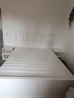 Ikea Hemness Bett 160x220 cm + Rahmen + Matratze + 2 Nachtische Dortmund - Bodelschwingh Vorschau