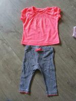 HEMA Set Sommer Gr. 62 Mädchen lachs T-shirt Leggins Hessen - Ranstadt Vorschau