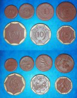 Sachsen Notgeld 1921 Porzellan 20+50 Pfennig 1+2+5+10+20 Mark Sachsen - Radebeul Vorschau