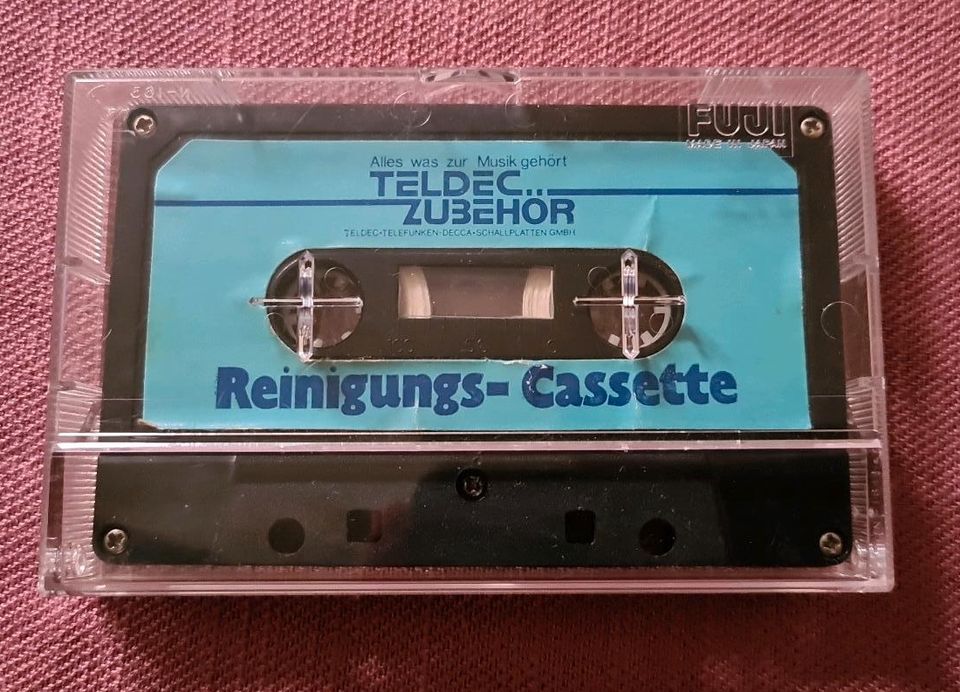 Reinigungskassette für Musikkassettenfach von Teldec in Windischeschenbach