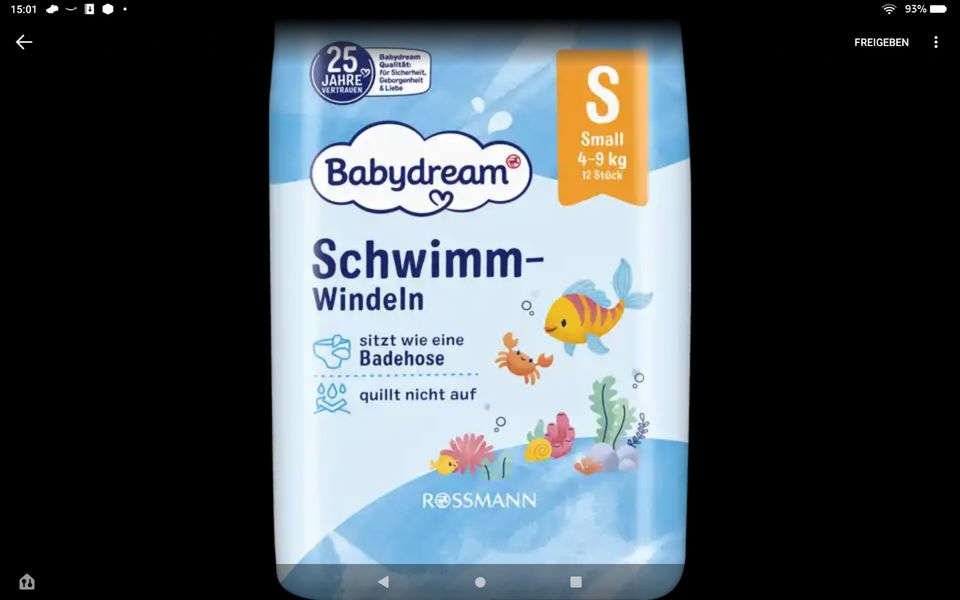 Babydream Schwimmwindeln 8Stk in Waldheim