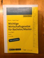Wichtige Wirtschaftsgesetze für Bachelor/Master - Band 1 (21/22) Bremen - Oberneuland Vorschau