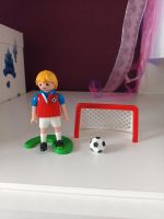 Playmobil fussballer mit Tor und ball Schleswig-Holstein - Hoisdorf  Vorschau