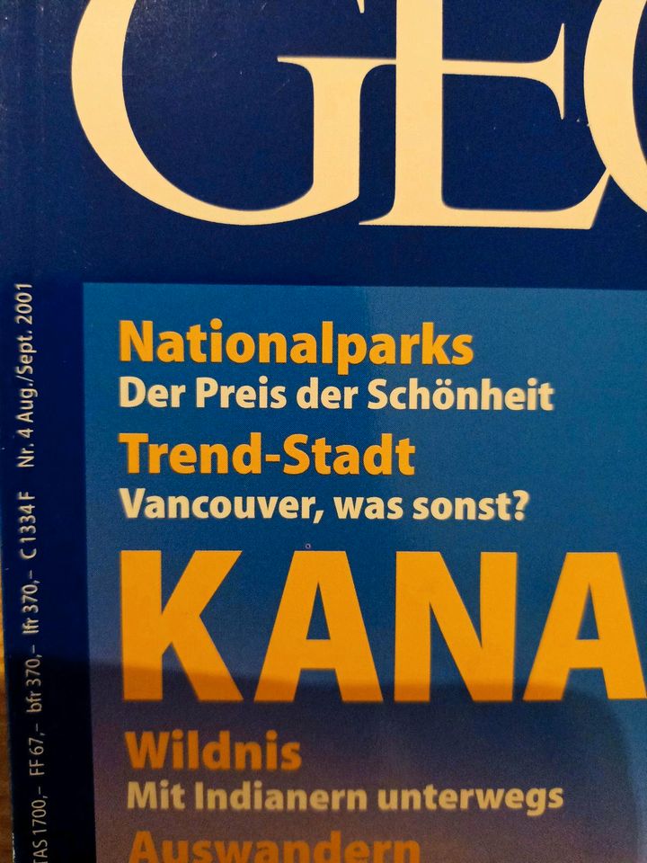 GEO Special Kanada Nr. 4 August/September 2001 in Hannover