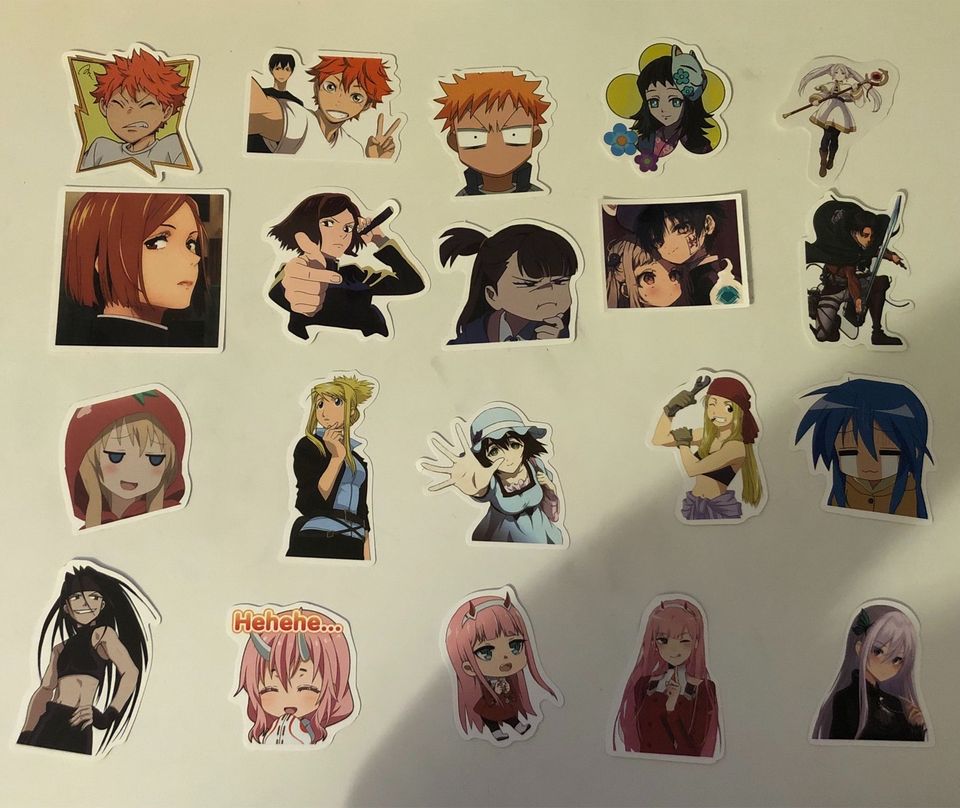 Anime Sticker Haikyu Darling in the Franxx Attack on Titan in Leipzig