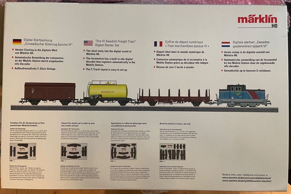 Märklin 29468 H0 Digital-Startpackung Schwedischer Güterzug - NEU in Haßloch