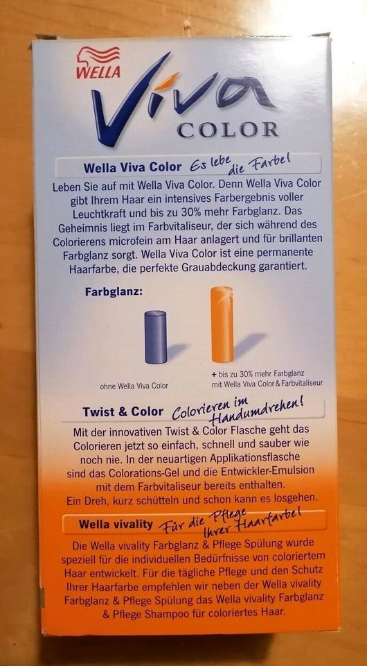 Haarfarbe von Wella Viva Color Pinot Noir in Bad Hersfeld