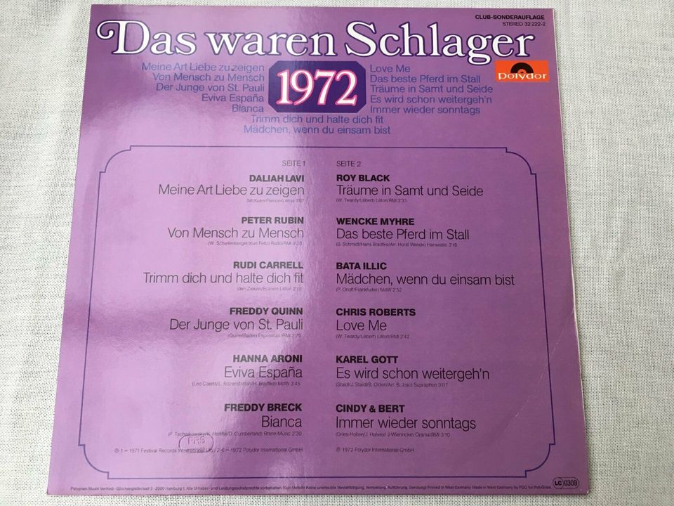 148 Schallplatten :Schlager, Hits, 70er, 80er  - Teil 1 in Essenbach