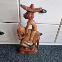 Holzfigur Deko Mexikan. Reiter Sachsen-Anhalt - Dessau-Roßlau Vorschau