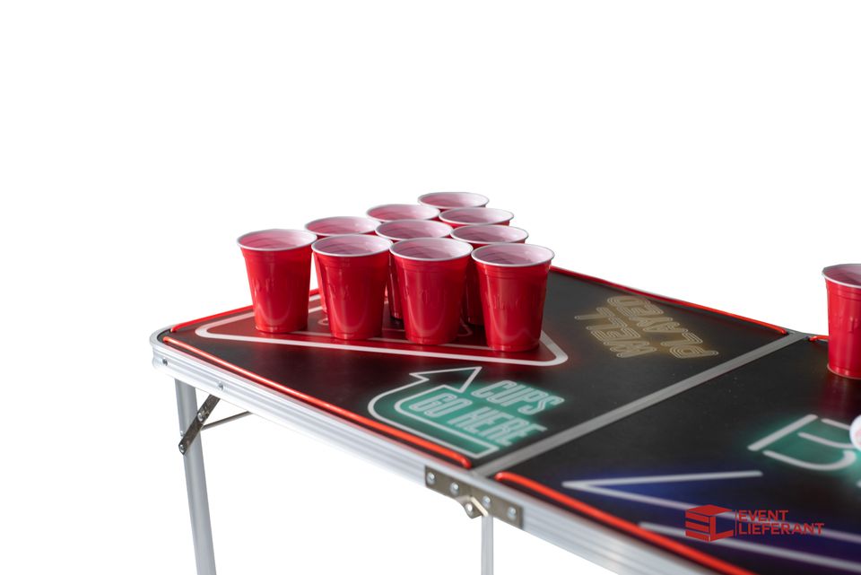 MIETEN - BEER PONG TISCH SET MIT ZUBEHÖR in Barsbüttel