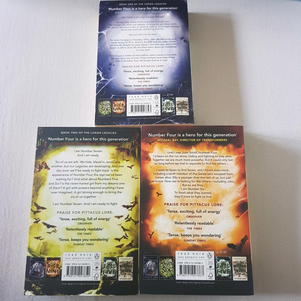 I am Number Four Band 1-3 von Pittacus Lore in Regensburg