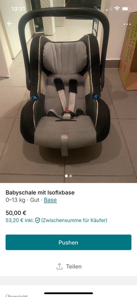 Babyschale in Oberursel (Taunus)