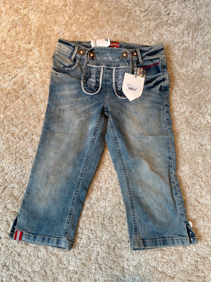 NEU Almgwand Trachten Shorts Jeans blau Gr.36 in Horneburg