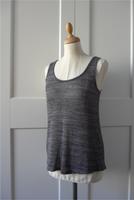 Ärmelloses Shirt, Top Gr. XS, grau mit Silberfäden Östliche Vorstadt - Steintor  Vorschau