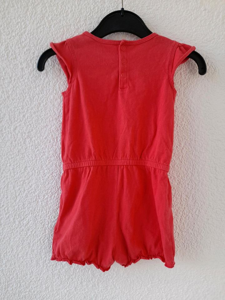 Roter Jumpsuit Gr. 74/80 Toucan Volanzs in Steinheim