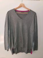 Grau-Pink meliert weicher "Malvin" Basic Strick Pullover in 38 Bayern - Würzburg Vorschau