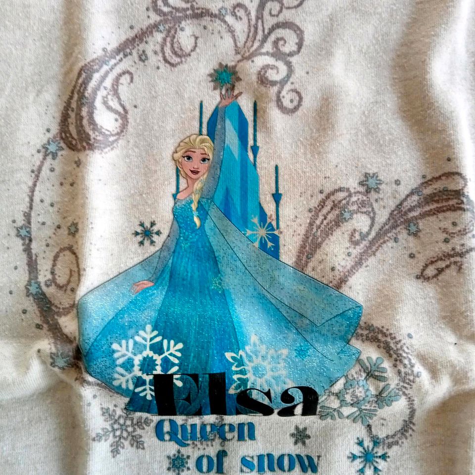 Neuwertig Elsa Frozen Unterhemd Baumwolle/Elasthan Gr. 122/128 in Auhausen