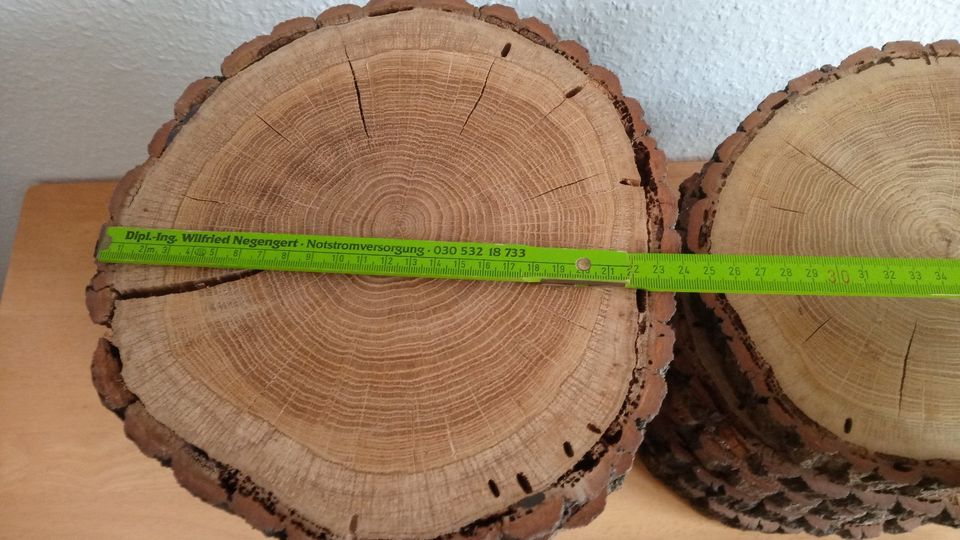 Dekorative Holzscheiben Dekoration für Feiern+Hochzeit in Kevelaer