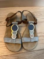 Rieker Sandalen 39 bunt silber Bayern - Waldstetten Vorschau