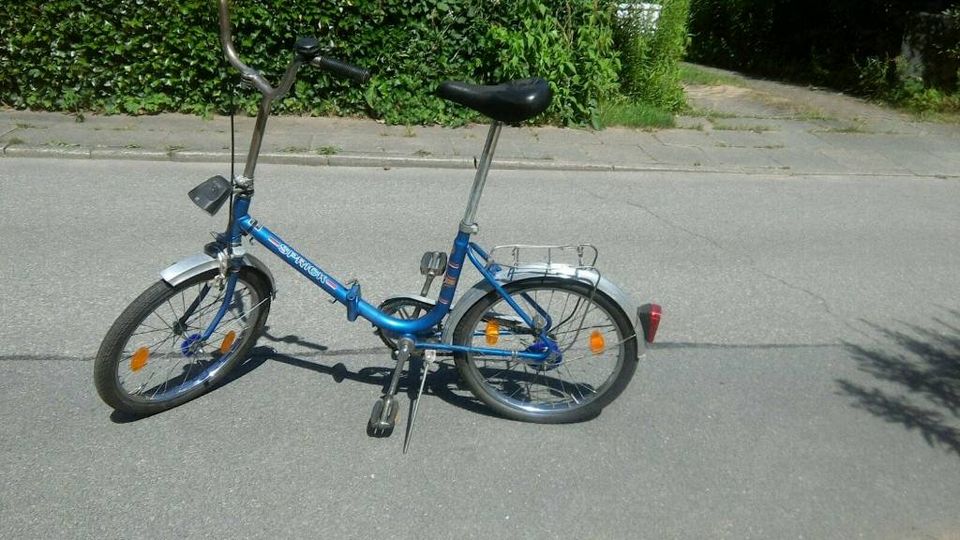 Blaues Vintage Klapprad  tip-top neue Reifen in Ahrensburg