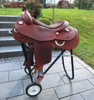 JW Reining Sattel, 16" Sitz, Custom Made, Westernsattel Aachen - Kornelimünster/Walheim Vorschau