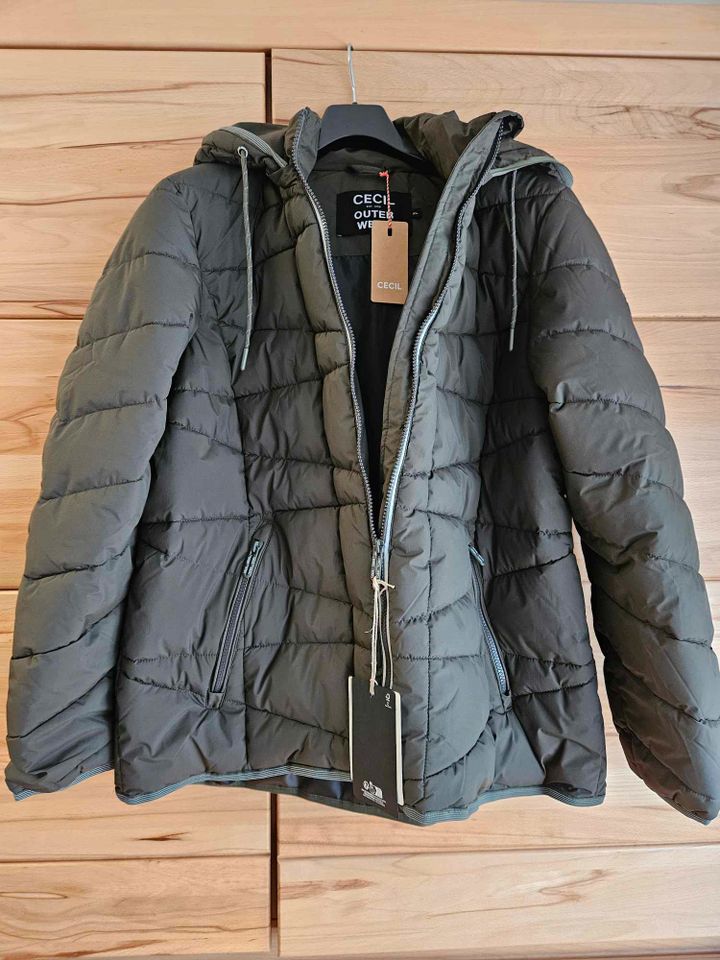 CECIL Sportive Steppjacke mit Kapuze /  Größe XXL / Farbe 'Olive' in Rockenhausen