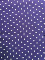 Blusenstoff Polka Dots Baumwolle/Viskose Punkte blau Hessen - Elbtal Vorschau