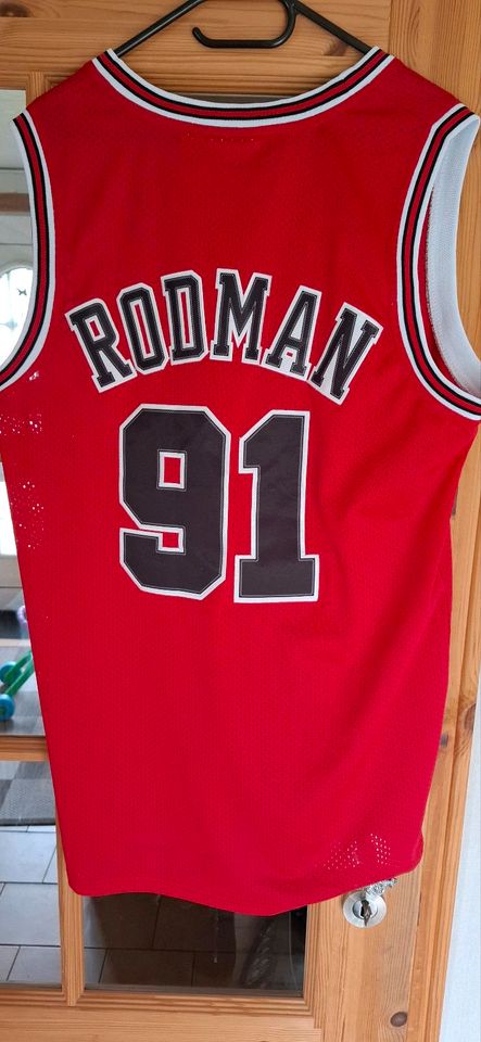 Chicago Bulls Dennis Rodman Basketball Trikot Jersey NBA XL in Emden