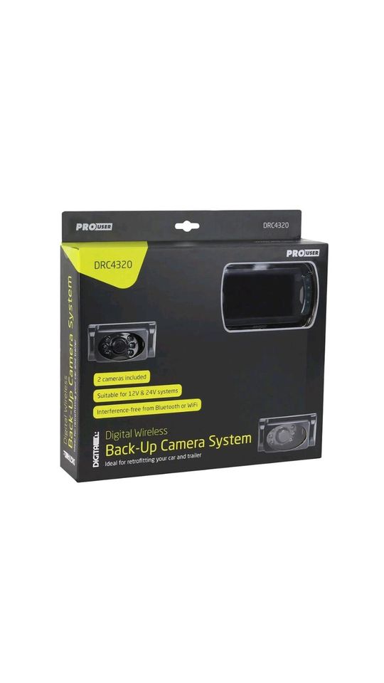 Funk Rückfahrkamera digital ProUser DRC 4320 12V 24V 4,3