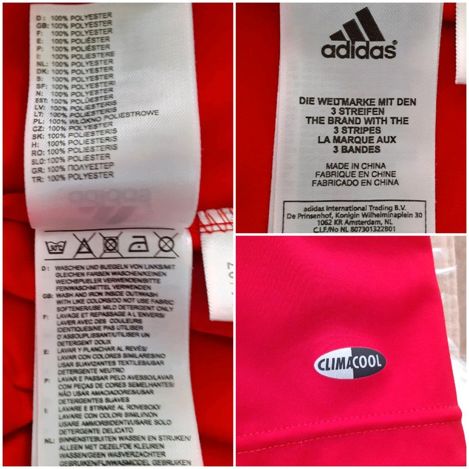 3 ADIDAS Sportshirts 1× Gr.M ,2×Gr.7 Je 13 €€ in Worms