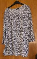 Laura Torelli L Shirt weiß schwarz Kreise Muster Gr. 44 46 Hessen - Melsungen Vorschau