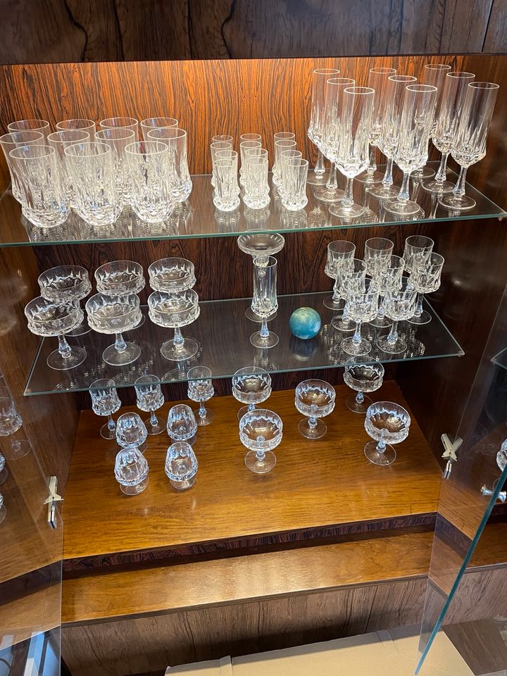 Kristallglas Set 90 Gläser Top Zustand Bleikristall (geschliffen) in Darmstadt