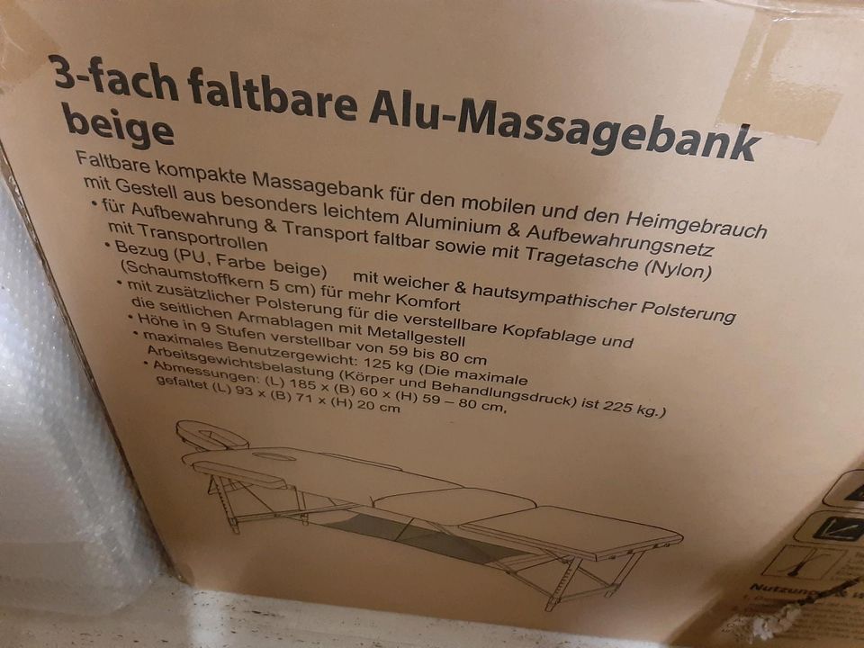 Mobile Massageliege von body coach - NEU! in Baden-Württemberg - Magstadt |  eBay Kleinanzeigen ist jetzt Kleinanzeigen