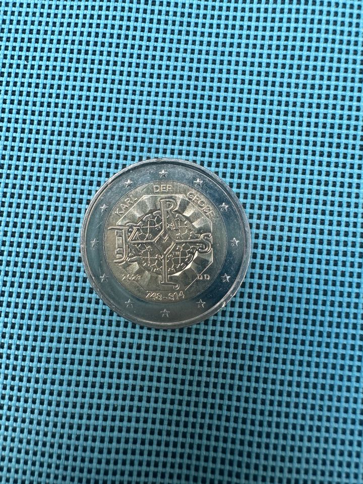 Seltene Karl der Große 2euro Münze in Rheinau