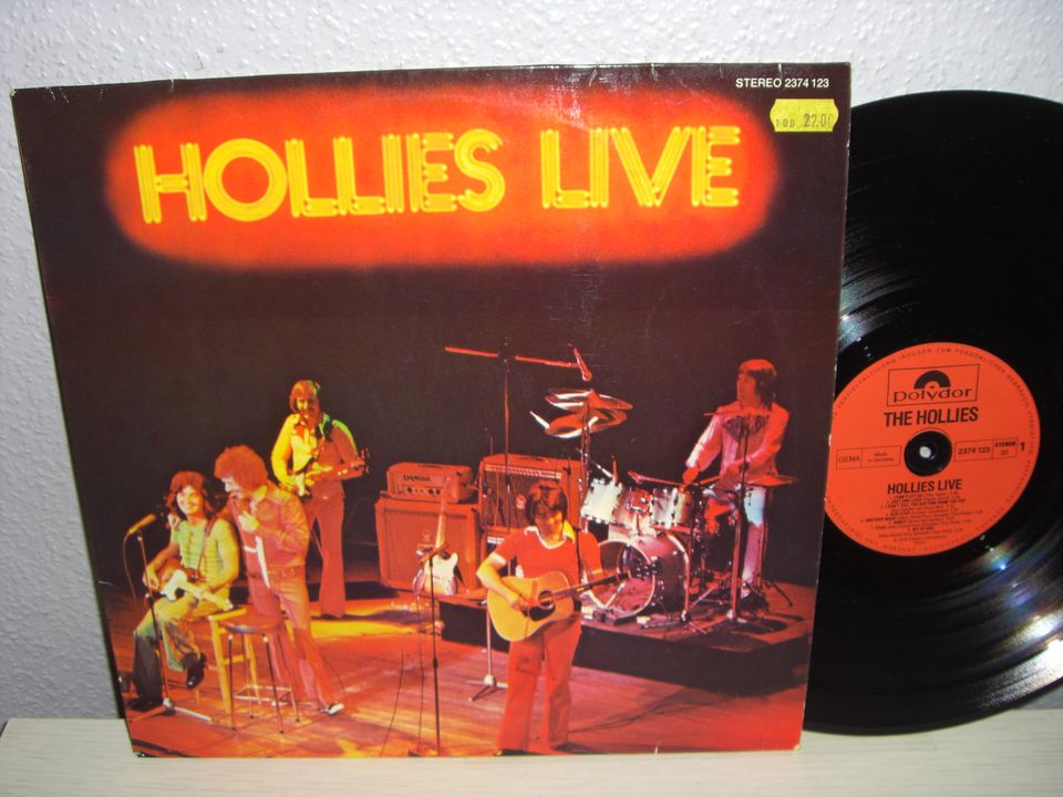 Rock Schallplatte LP / THE HOLLIES >LIVE< Vinyl 1975 in Ilsede