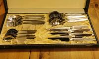 Besteckset DDR ABS Linsen 18.8 Messer Gabel Ess- Kaffeelöffel Geithain - Narsdorf Vorschau
